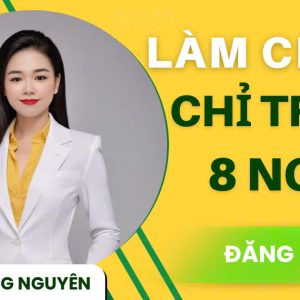 KHÓA HỌC LÀM CHỦ AI CHỈ TRONG 8 NGÀY