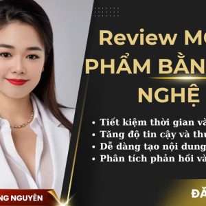 KHOÁ HỌC Review MỌI SẢN PHẨM BẰNG CÔNG NGHỆ AI